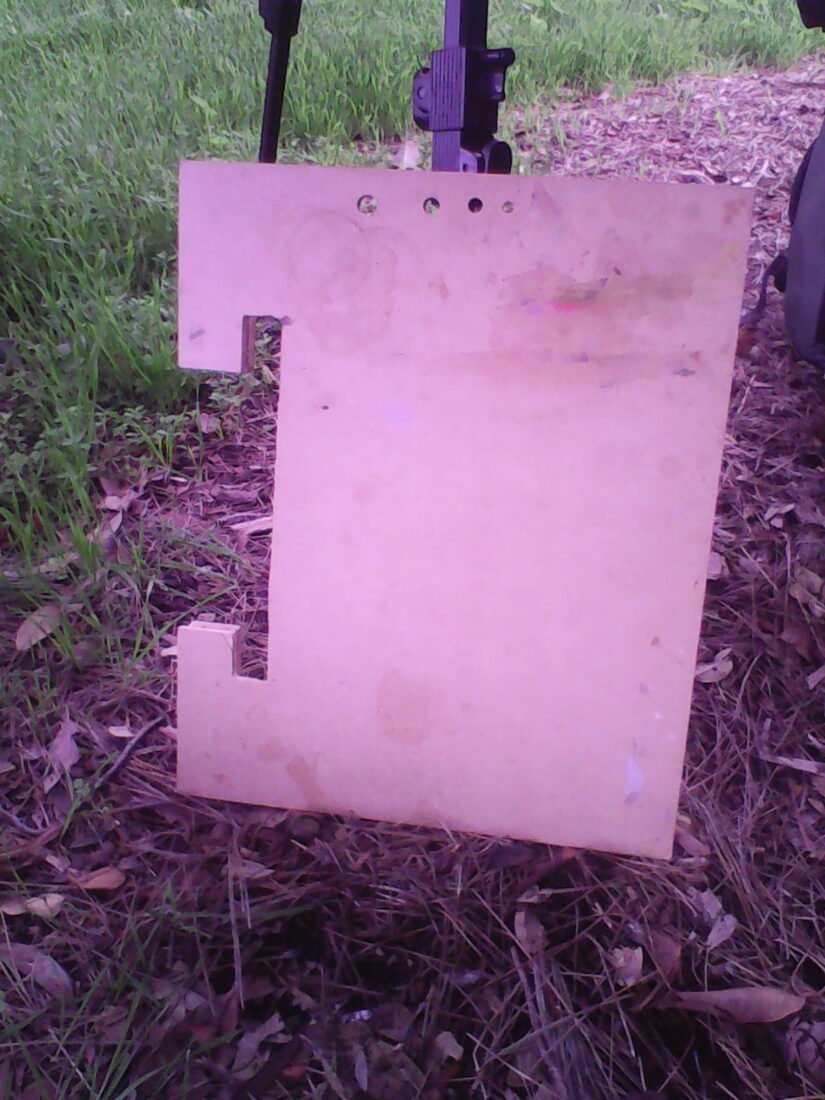 Easel Tray - front view