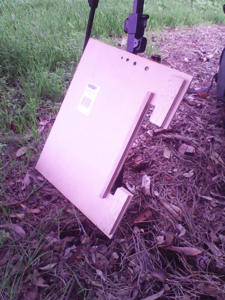 Easel Tray - rear view