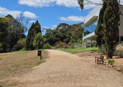 Carrick Hill - the new pathway past the restaurant to the house