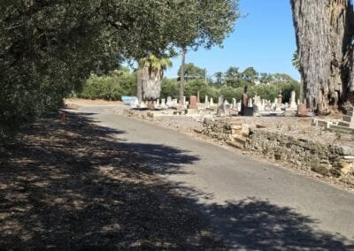 West Tce Cemetery: Parking-1-SW corner