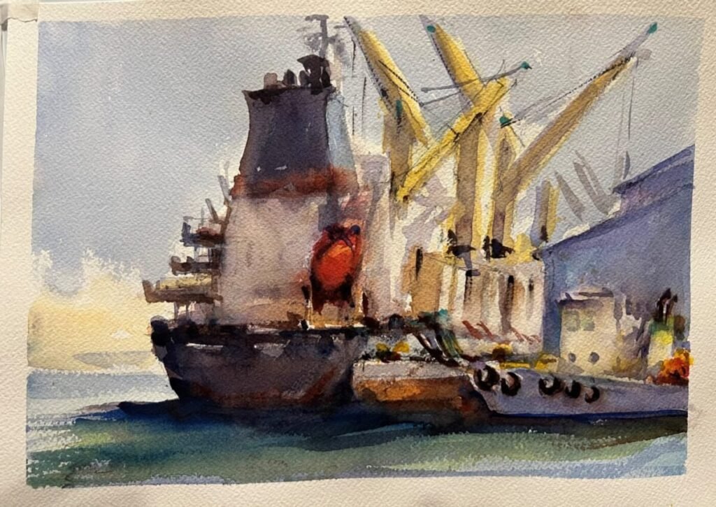 2025-03-21 - Sally - City of Adelaide Clipper Ship, Port Adelaide - nearby wharf