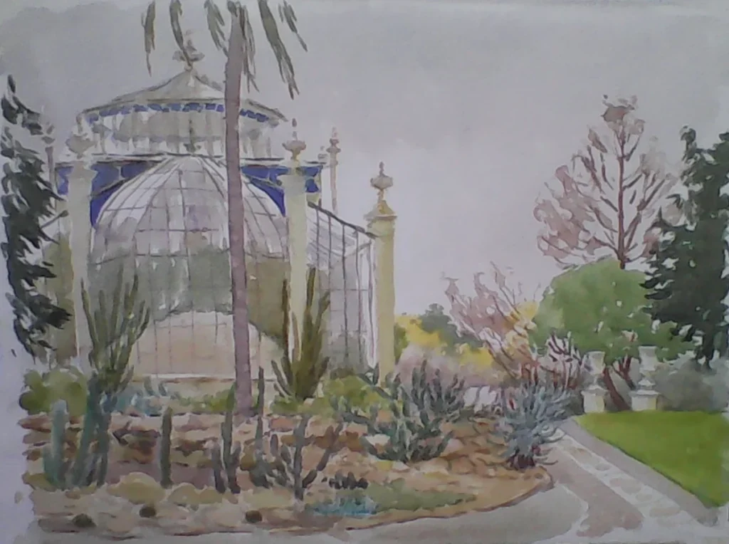 2016-06 - Margaret - Botanic Gardens, Adelaide - watercolour